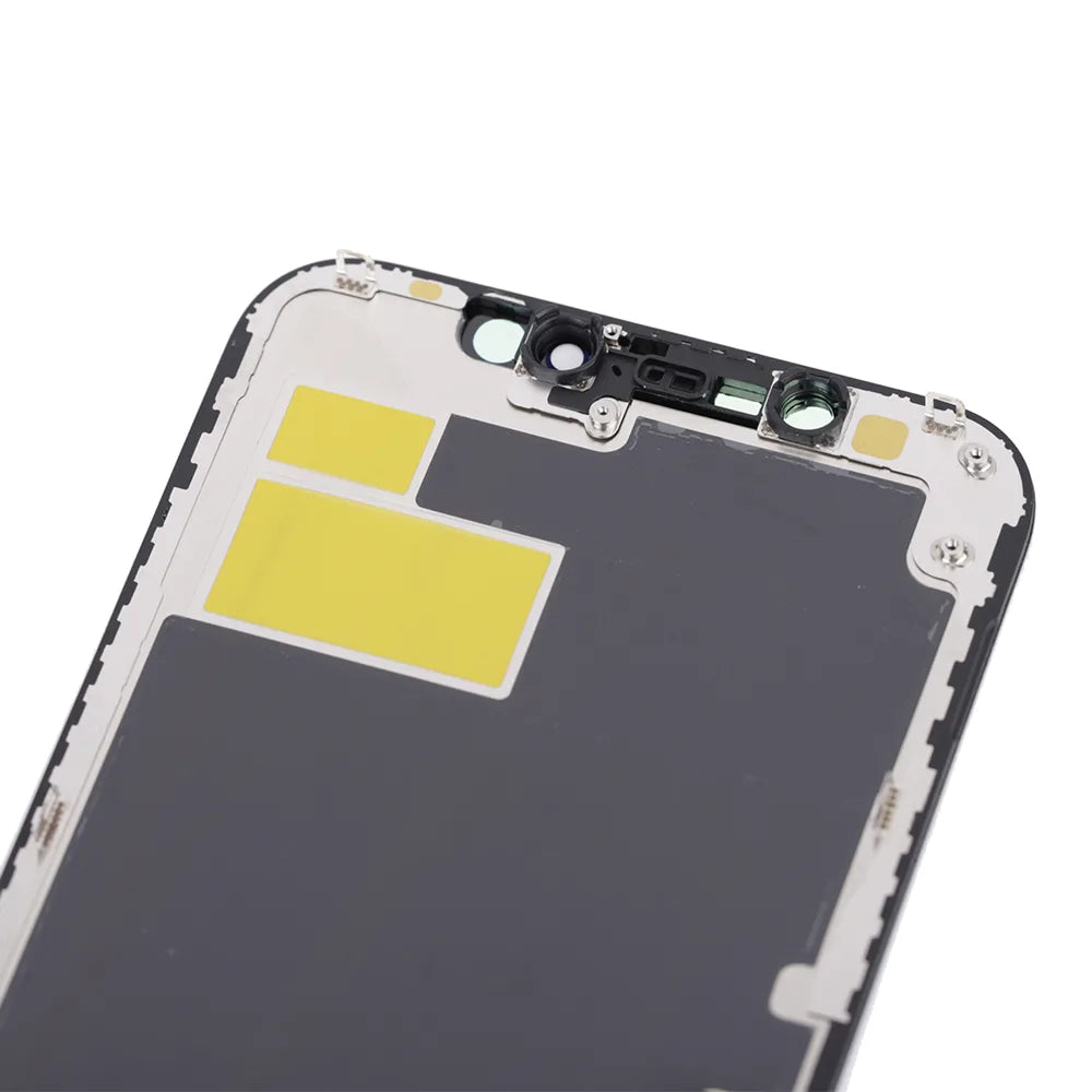NCC Avansert Display Montering for iPhone 12 Pro Max i svart, LCD-skjerm med innebygd glass, kompatibel reservedel.