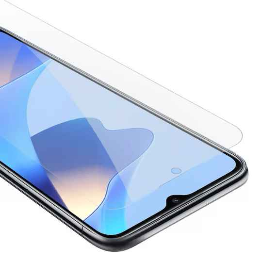 OPPO skjermbeskyttelse med matt, HD og personvernfunksjoner på en smarttelefon.