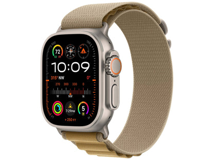 Brukt Apple Watch Ultra 2 | 49mm | Titan - Naturlig | A Grade | 4G