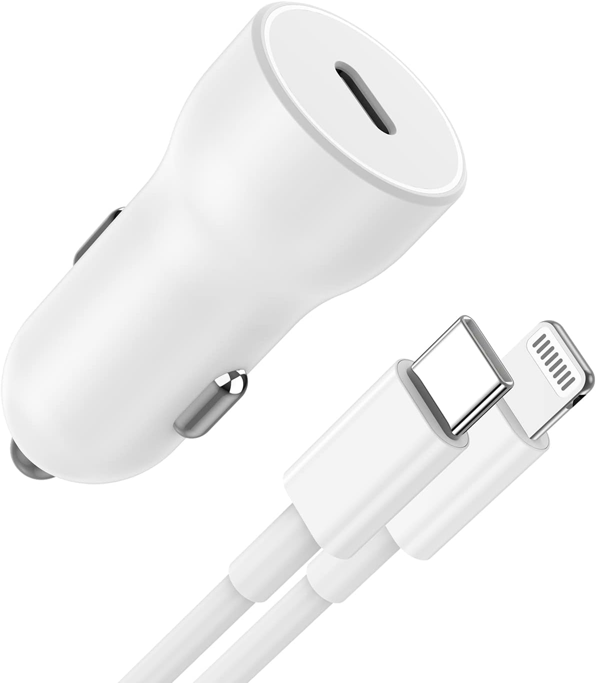 USB-C til Lightning Kabel med 20W PD Hurtigladeradapter - 1m