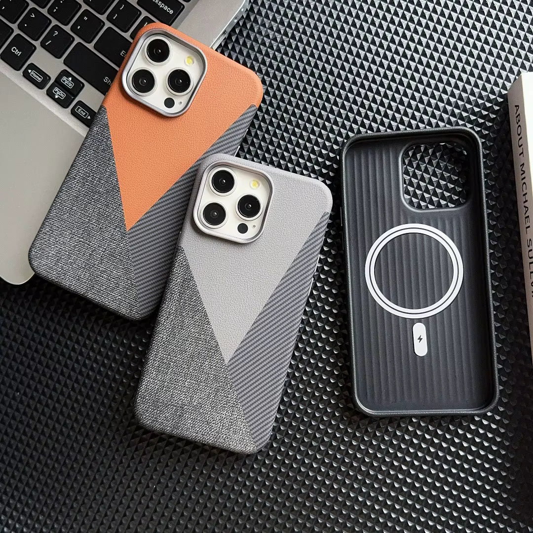 iPhone 16 Plus Business Lærdeksel – Anti-Drop Multicolor