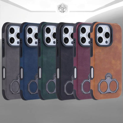 iPhone 16 Pro Max Dobbel Finger-Ring Deksel – 360° Rotasjon