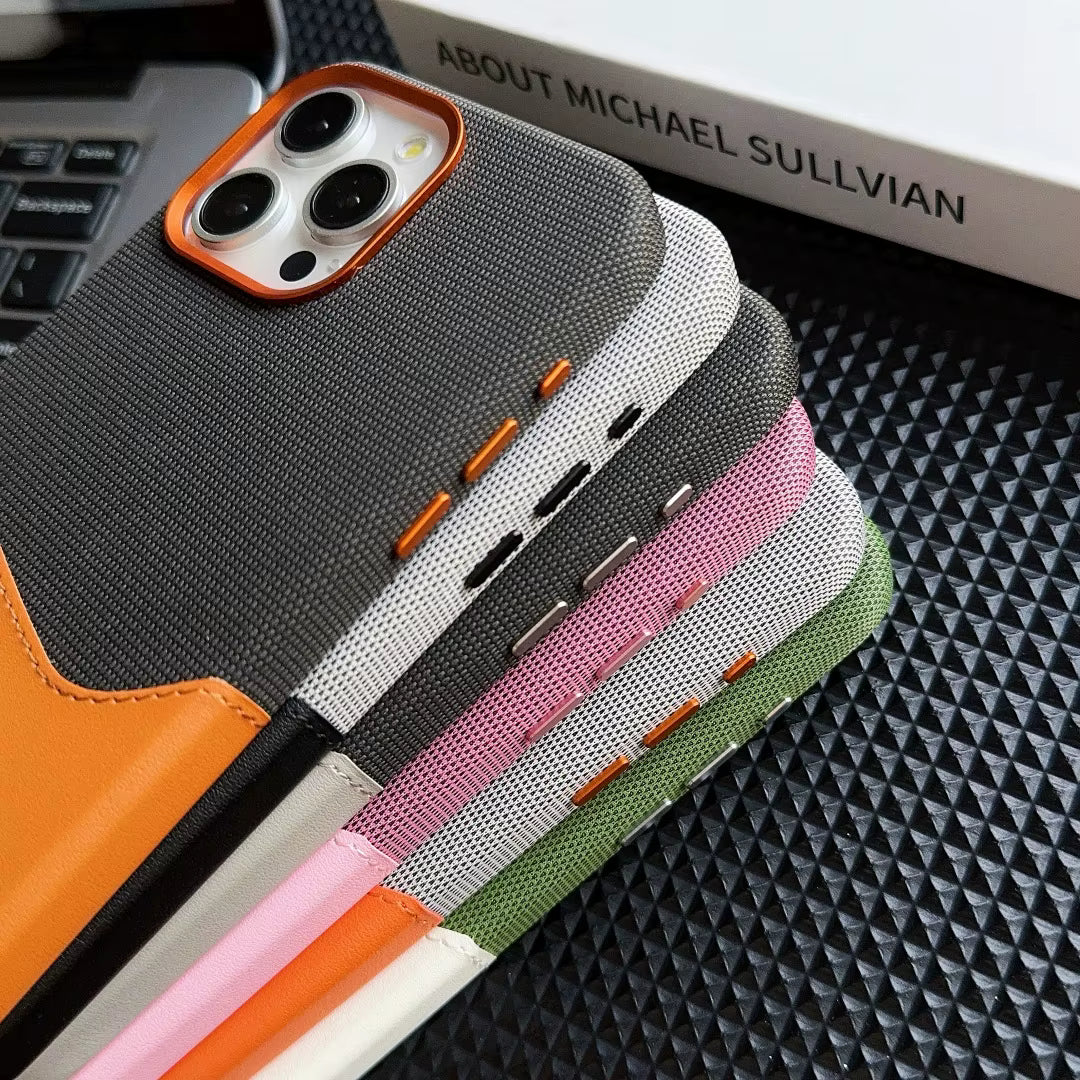 Business luksus bakdeksel med kortholder – iPhone 16