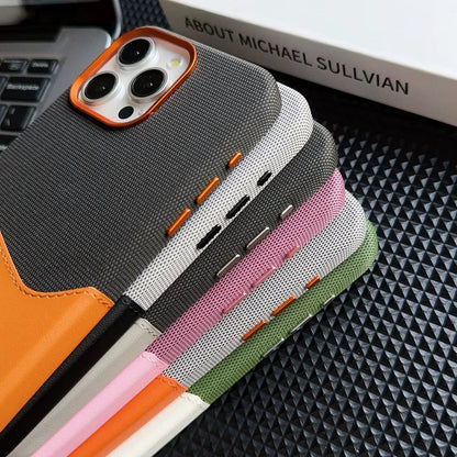 Business luksus bakdeksel med kortholder – iPhone 16