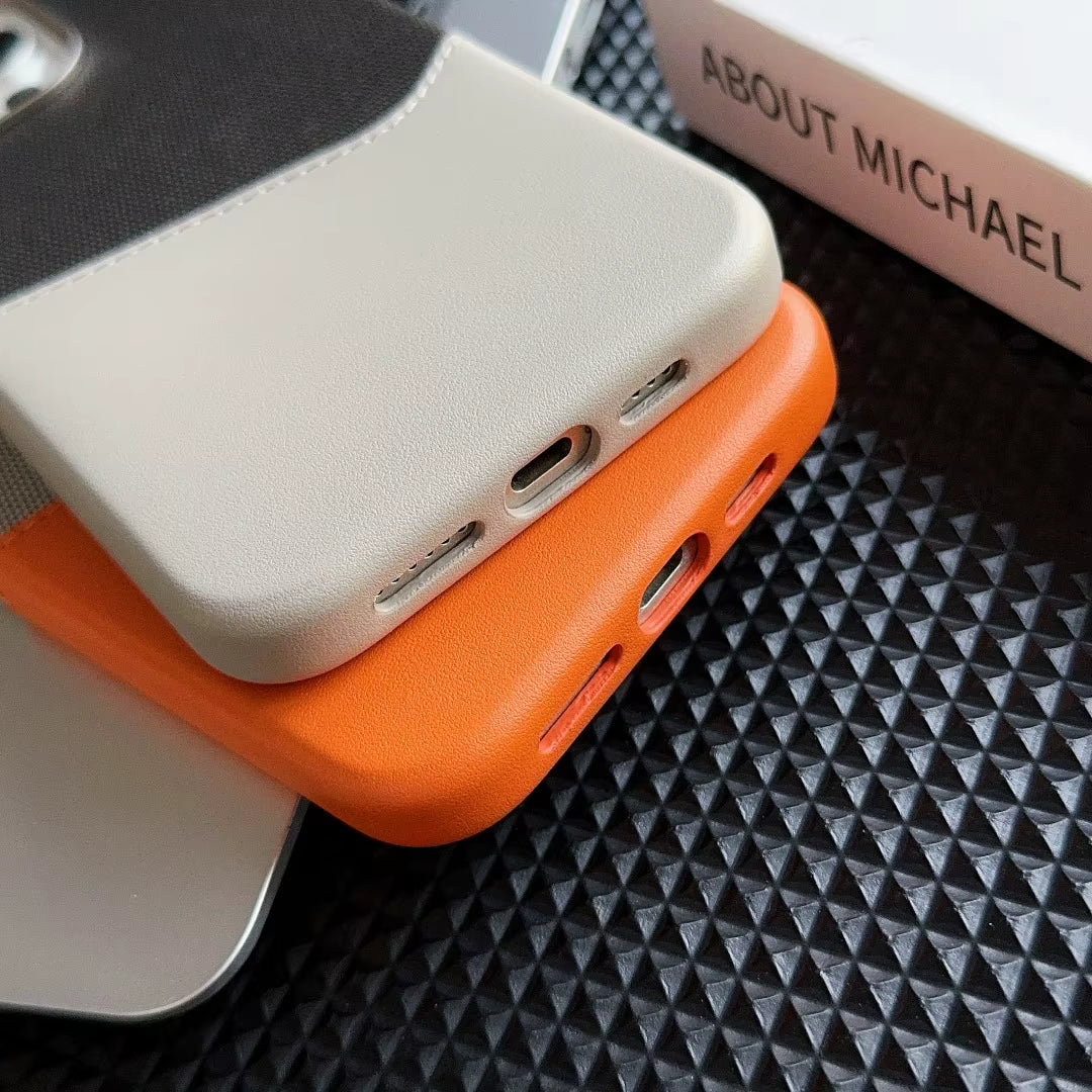 Business luksus bakdeksel med kortholder – iPhone 16