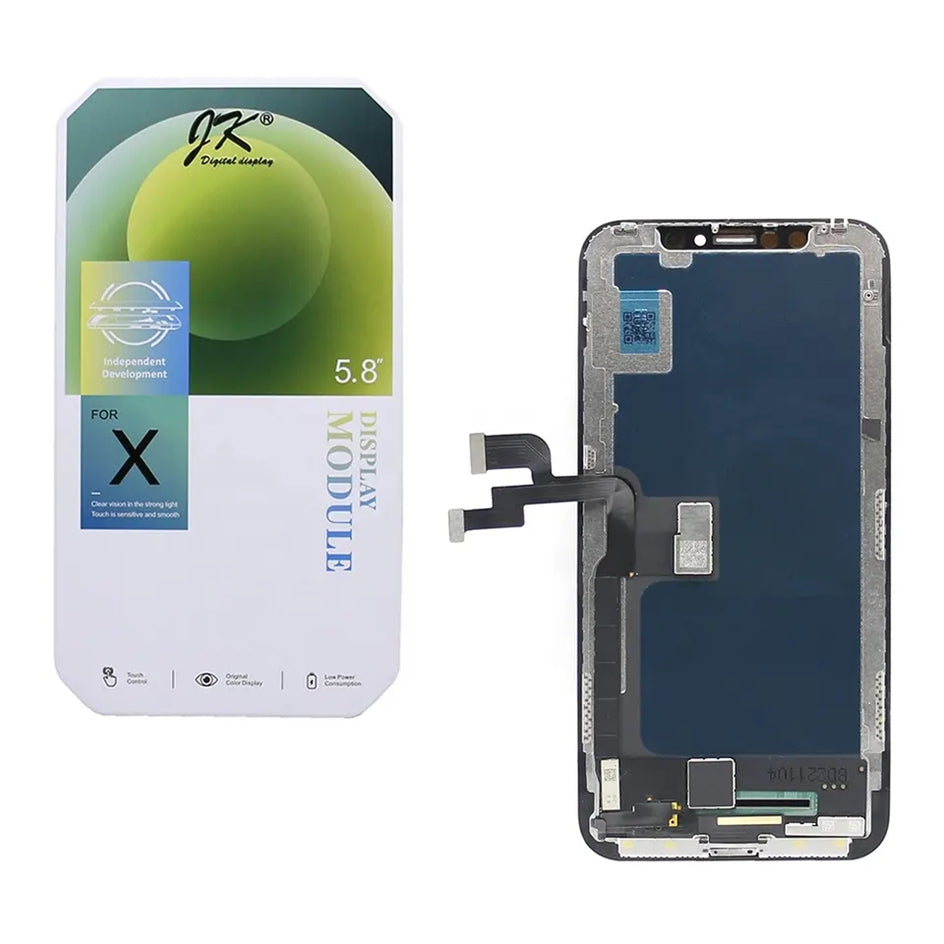 LCD-skjerm for iPhone X FHD, 5,8 tommer, LTPS In-Cell-teknologi.