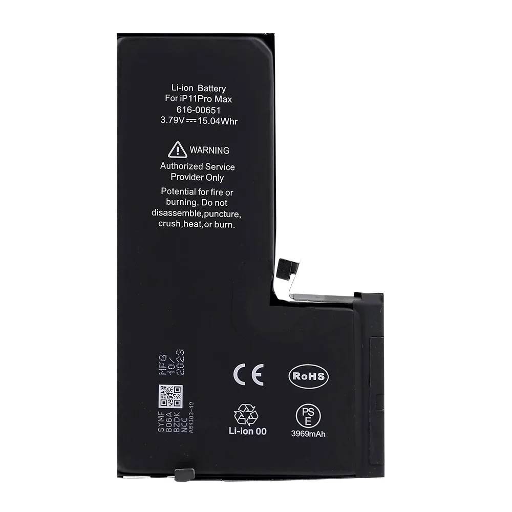 NCC-batteri for iPhone 11 Pro Max med langvarig ytelse, sikkerhetsbeskyttelse og rask lading.