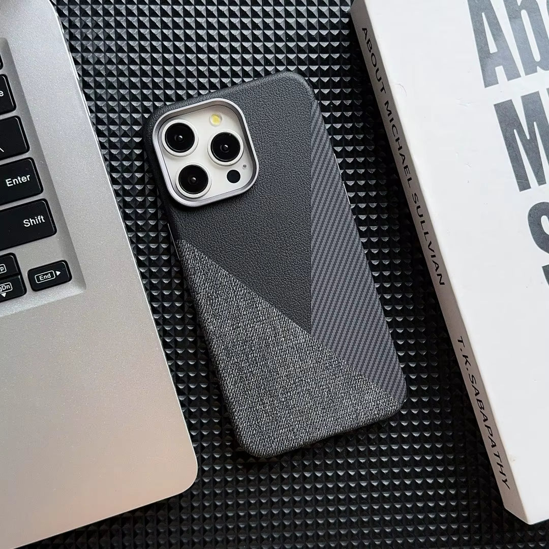 iPhone 16 Business Lærdeksel – Anti-Drop Multicolor