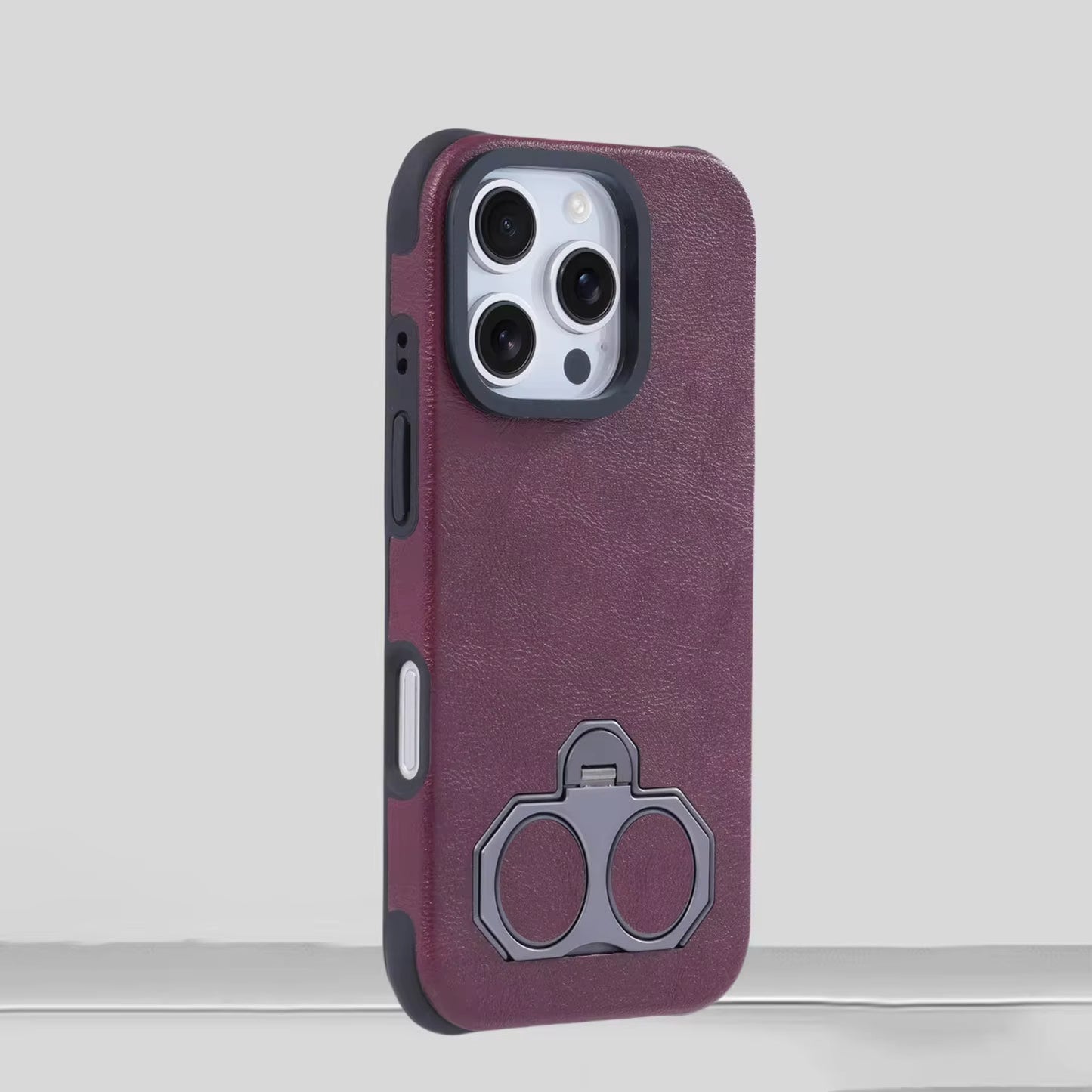 iPhone 15 Dobbel Finger-Ring Deksel – 360° Rotasjon