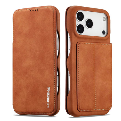 Wallet-deksel med kortholder - iPhone 11 Pro - Brun lys