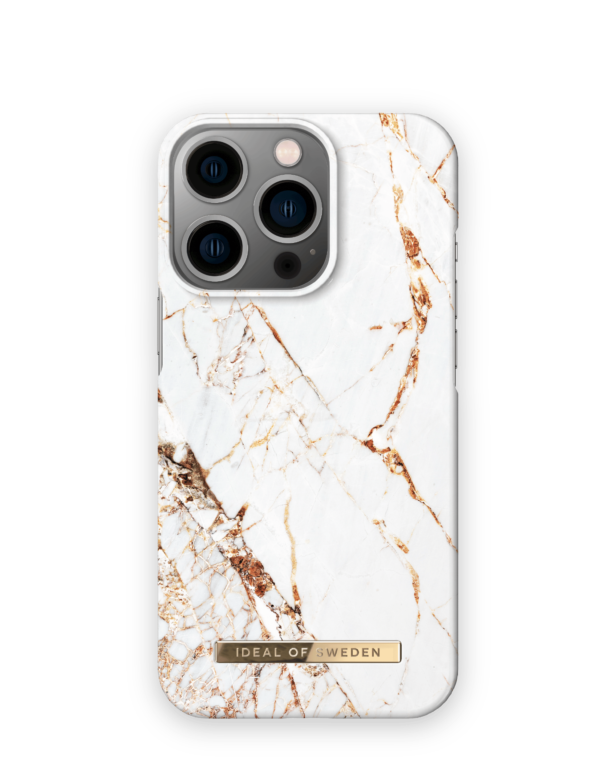 Fashion deksel iPhone 13 Pro CARRARA GOLD - ideal of sweden - GSM MOBILESERVICE